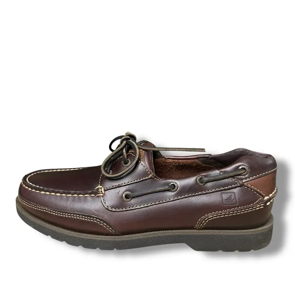 Sperry Top Sider Stingray Mens Sz 8.5 Leather Boat Shoes New No Box Style 05786